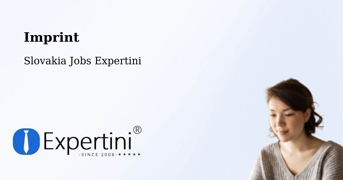 Imprint – Stará Turá - Slovakia Jobs Expertini