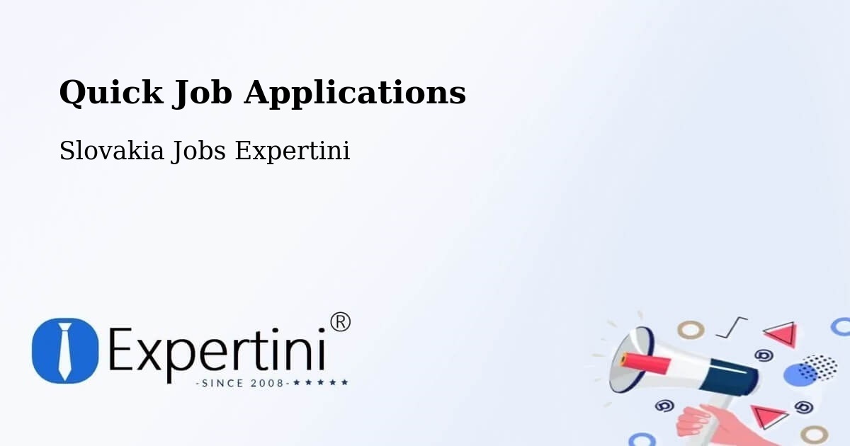Quick Apply Feature – Stará Turá - Slovakia Jobs Expertini